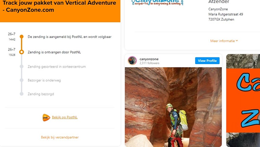 Postnl track and trace international